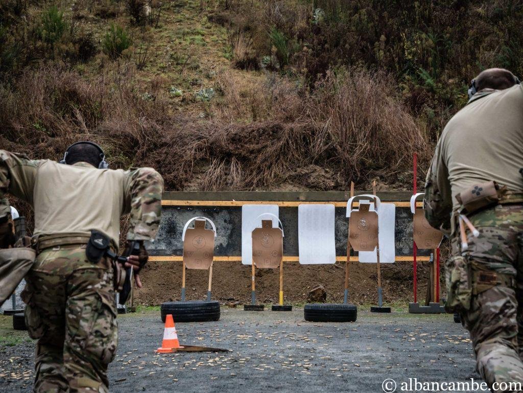 Parcours de tir arme de poing avec Instructor Zero.